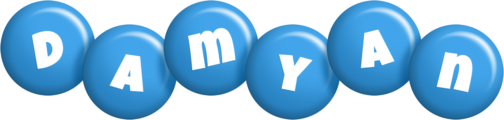 Damyan candy-blue logo