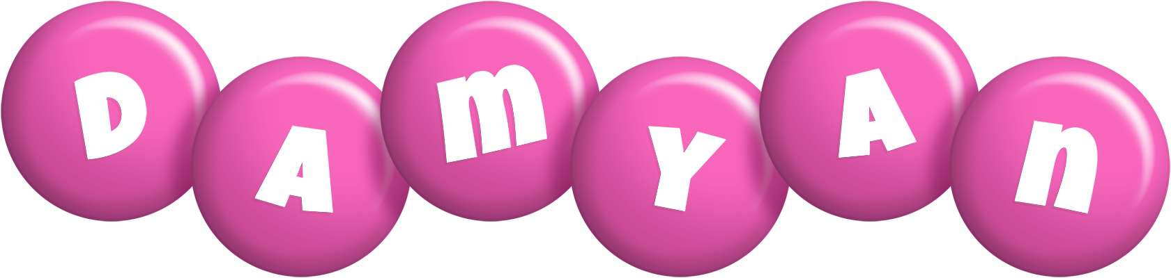Damyan candy-pink logo