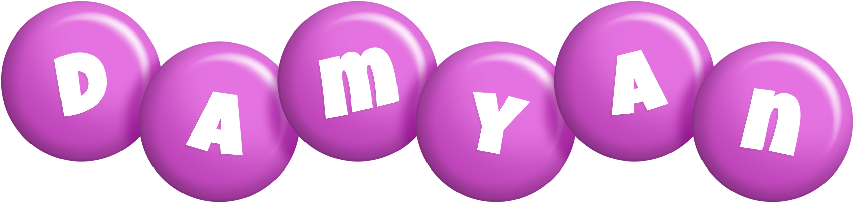 Damyan candy-purple logo