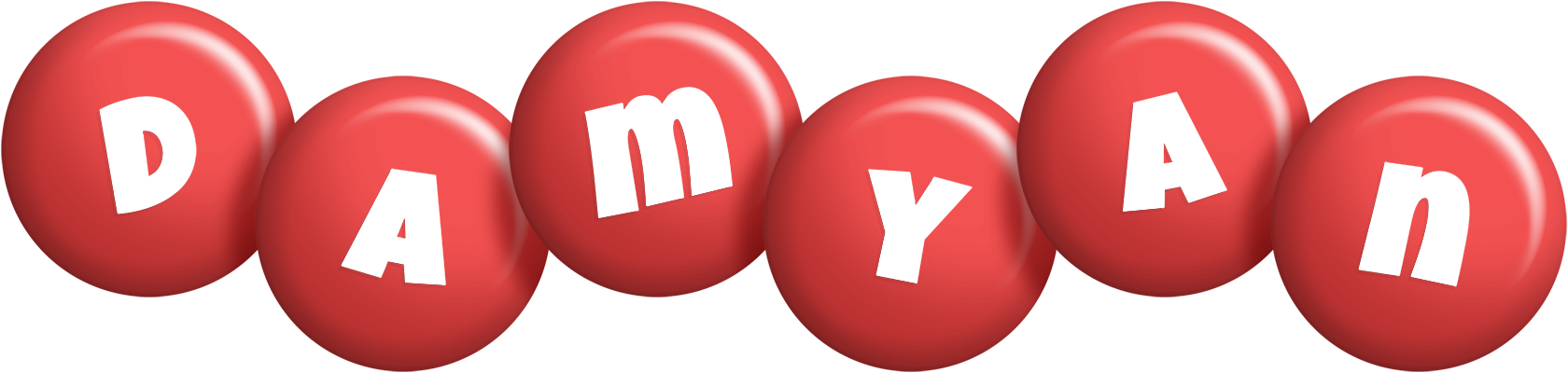 Damyan candy-red logo