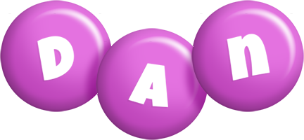 Dan candy-purple logo