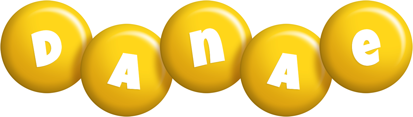 Danae candy-yellow logo