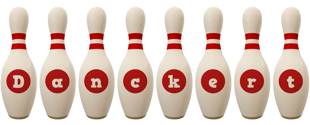 Danckert bowling-pin logo