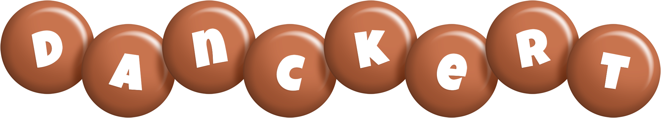 Danckert candy-brown logo
