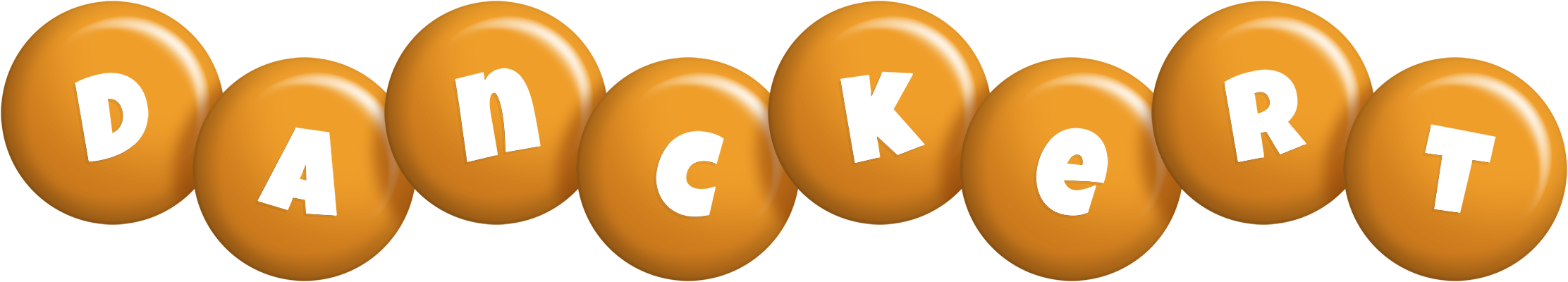 Danckert candy-orange logo