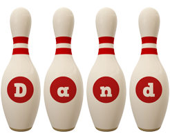 Dand bowling-pin logo