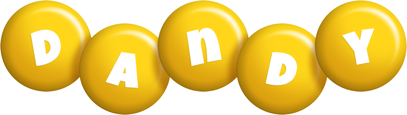 Dandy candy-yellow logo