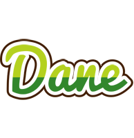 Dane golfing logo