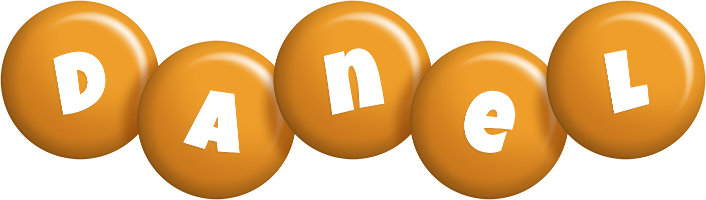 Danel candy-orange logo