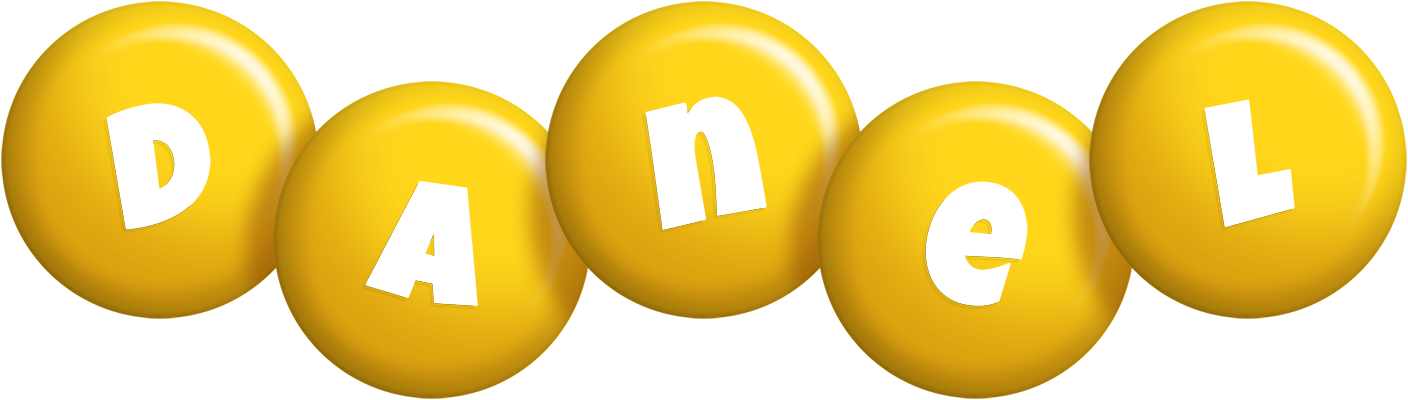 Danel candy-yellow logo