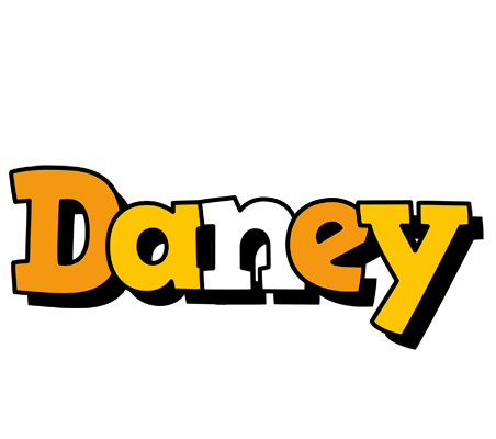 Daney cartoon logo