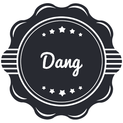 Dang badge logo