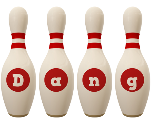 Dang bowling-pin logo