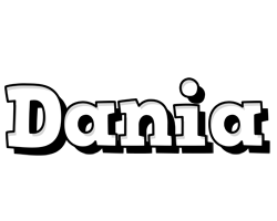 Dania snowing logo