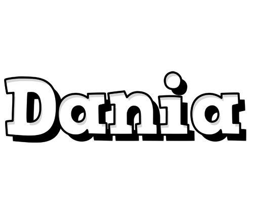 Dania snowing logo