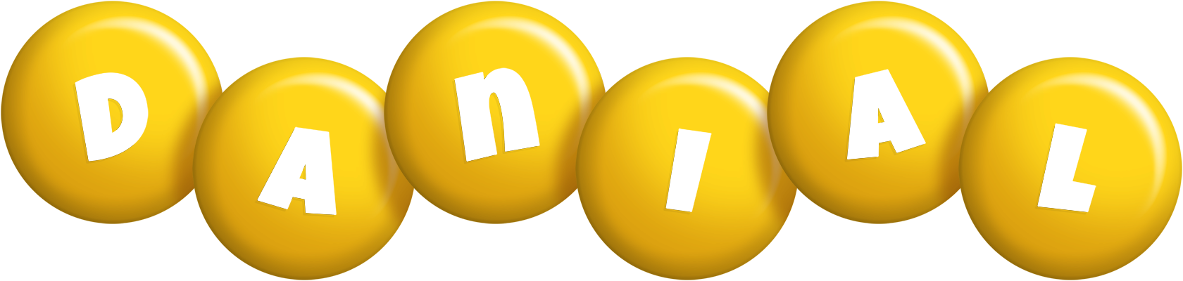 Danial candy-yellow logo