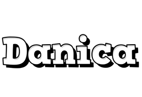 Danica snowing logo
