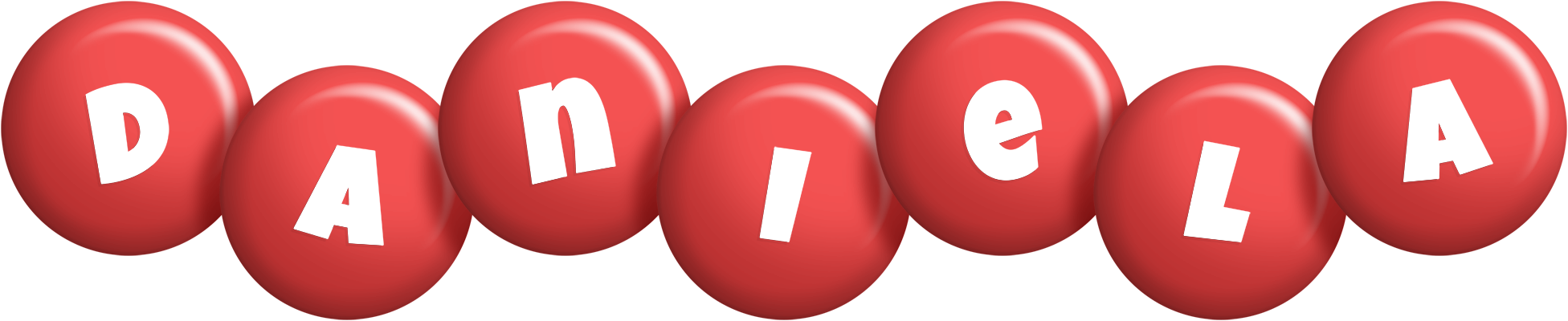 Daniela candy-red logo