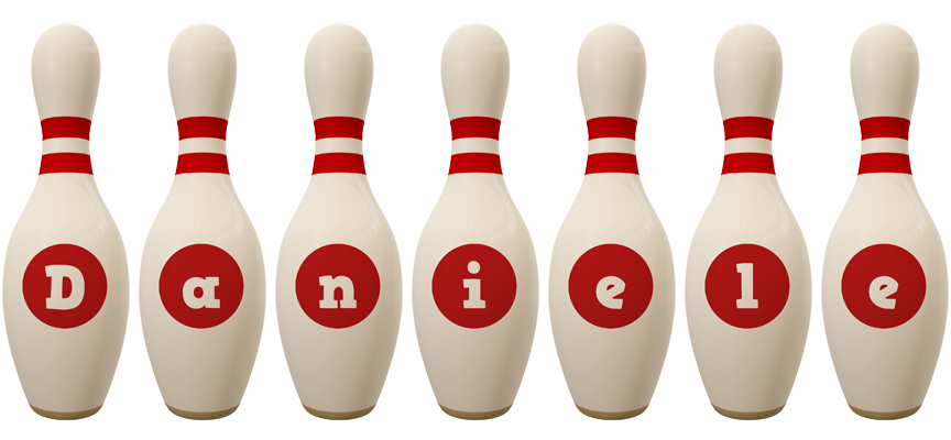 Daniele bowling-pin logo