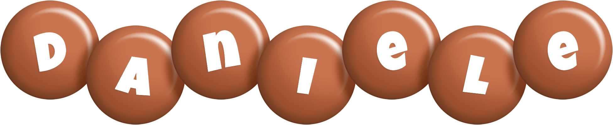 Daniele candy-brown logo