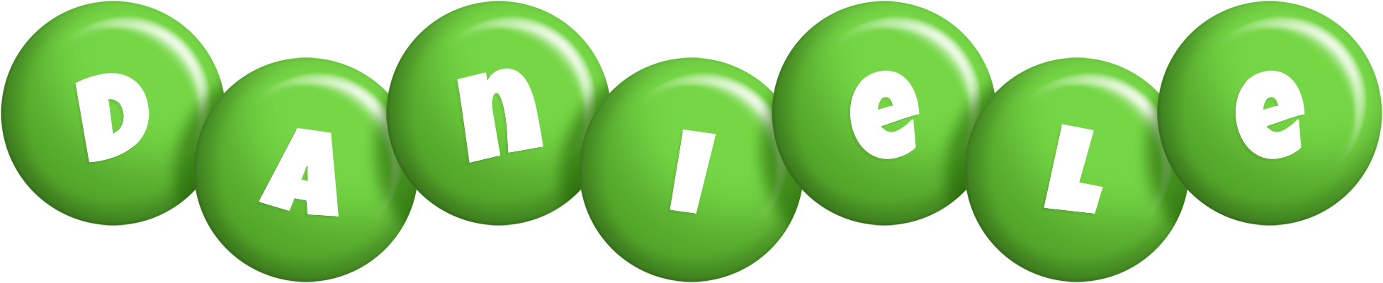 Daniele candy-green logo