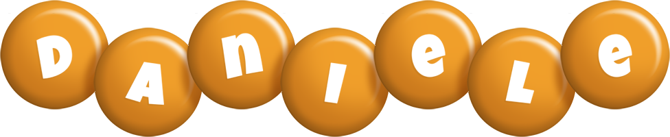 Daniele candy-orange logo