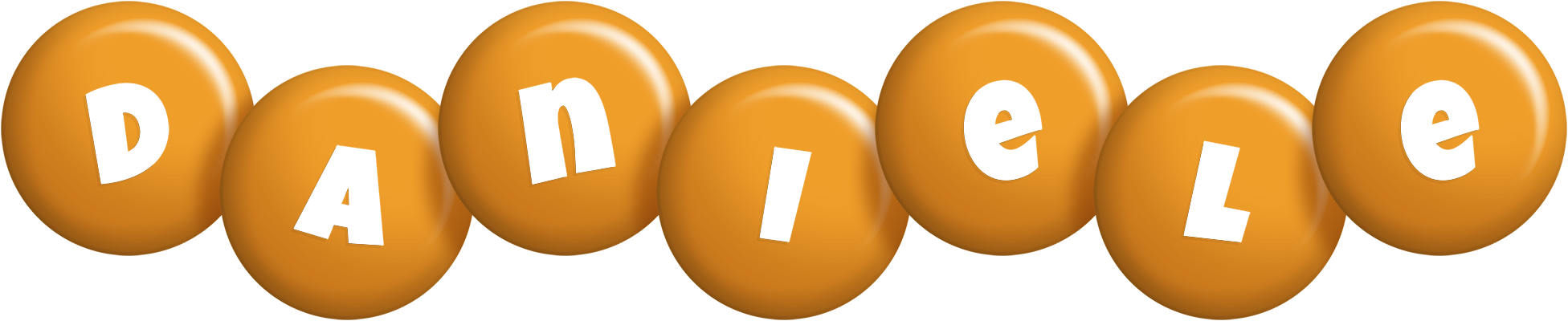 Daniele candy-orange logo