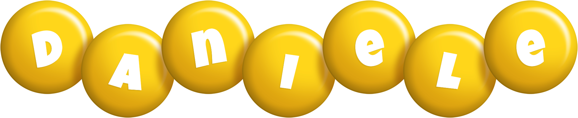 Daniele candy-yellow logo