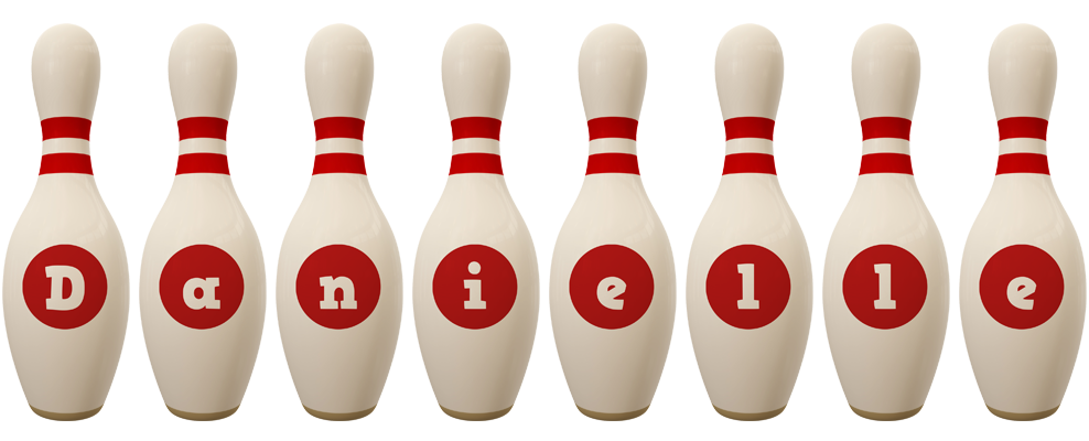 Danielle bowling-pin logo