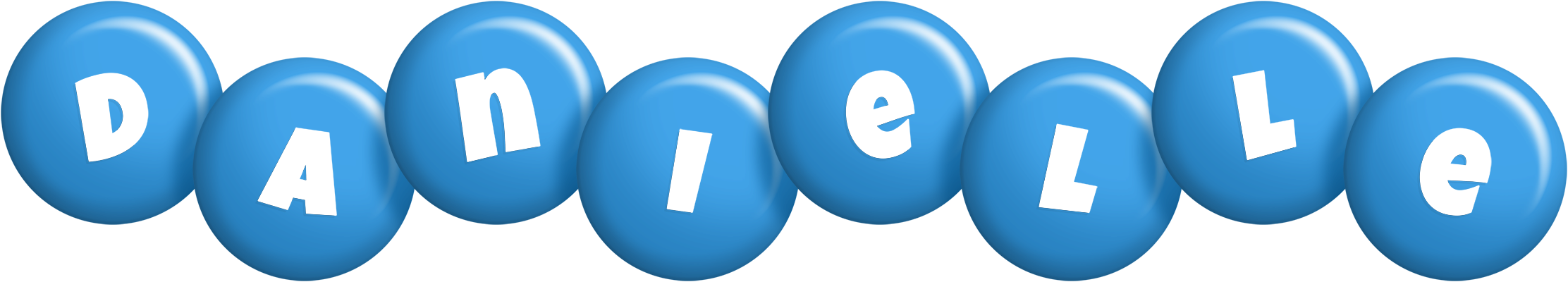 Danielle candy-blue logo