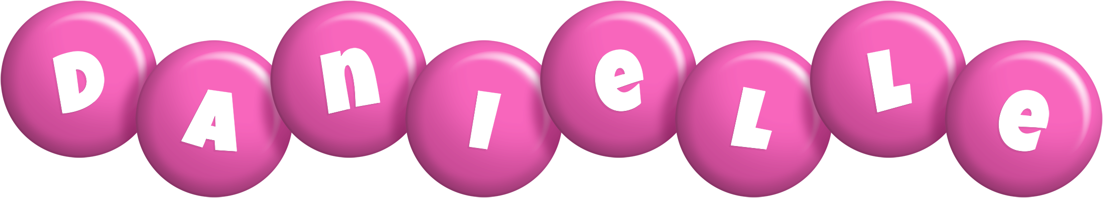Danielle candy-pink logo