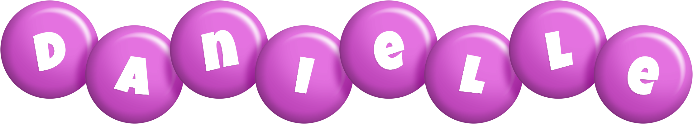 Danielle candy-purple logo