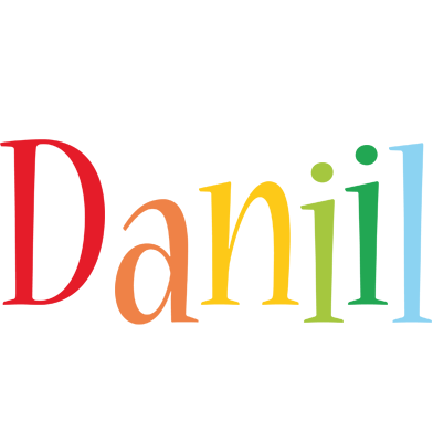 Daniil birthday logo