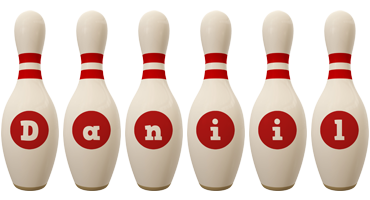 Daniil bowling-pin logo