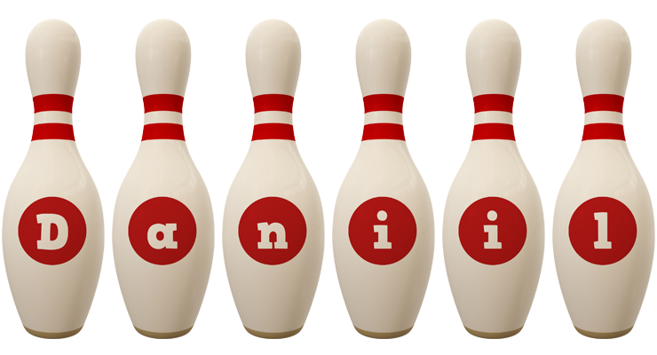 Daniil bowling-pin logo