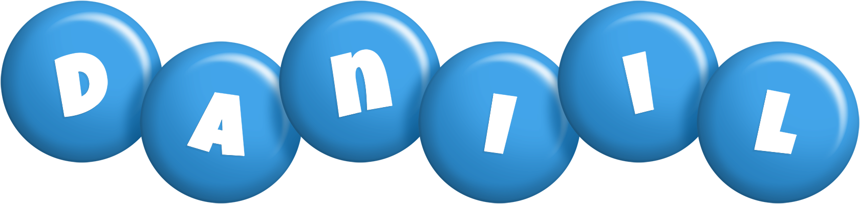 Daniil candy-blue logo