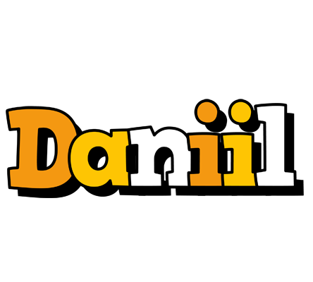 Daniil cartoon logo