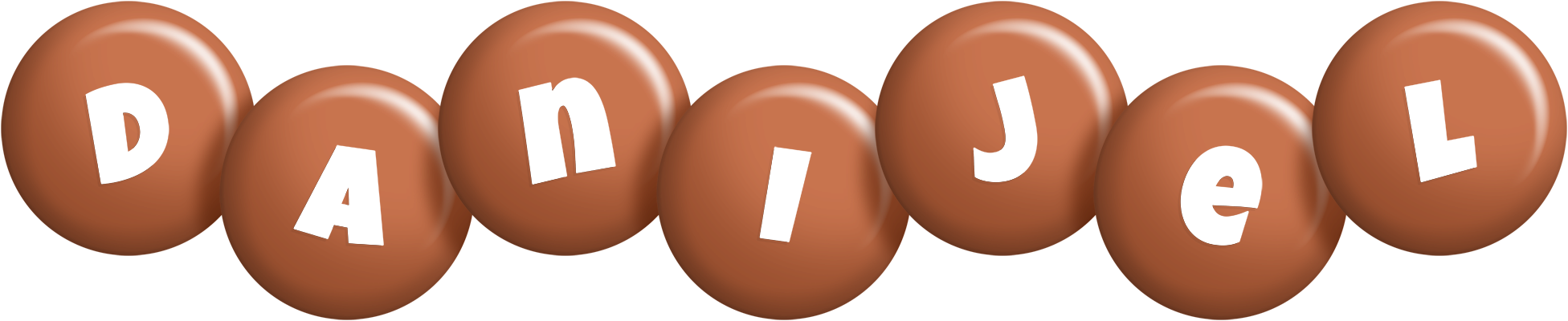 Danijel candy-brown logo