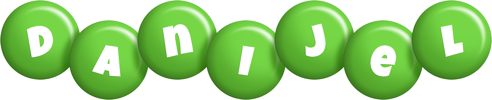 Danijel candy-green logo