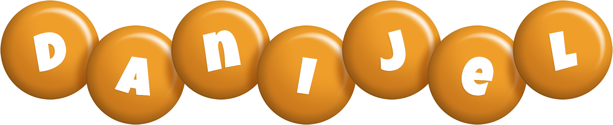 Danijel candy-orange logo