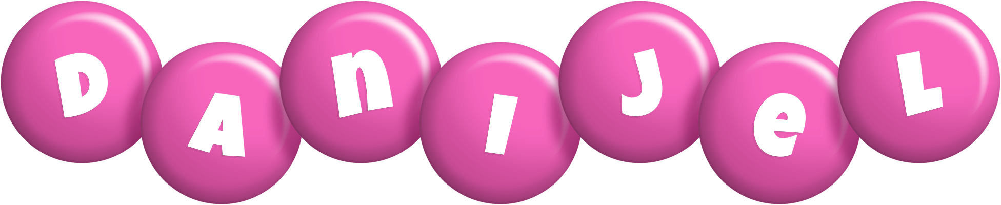 Danijel candy-pink logo