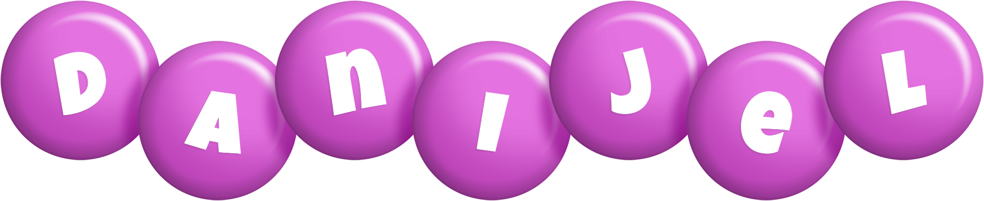 Danijel candy-purple logo