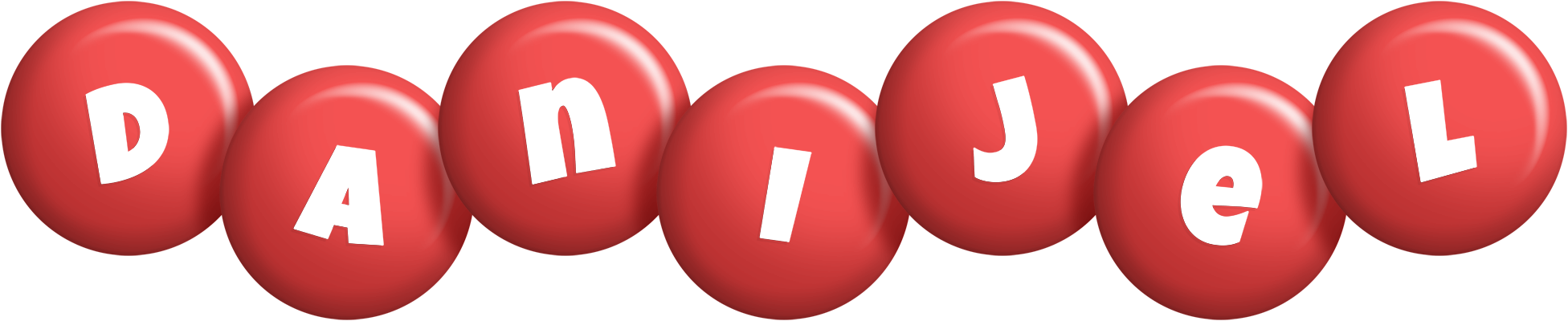 Danijel candy-red logo