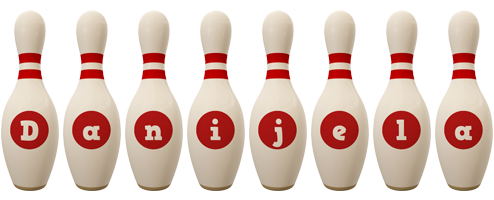 Danijela bowling-pin logo