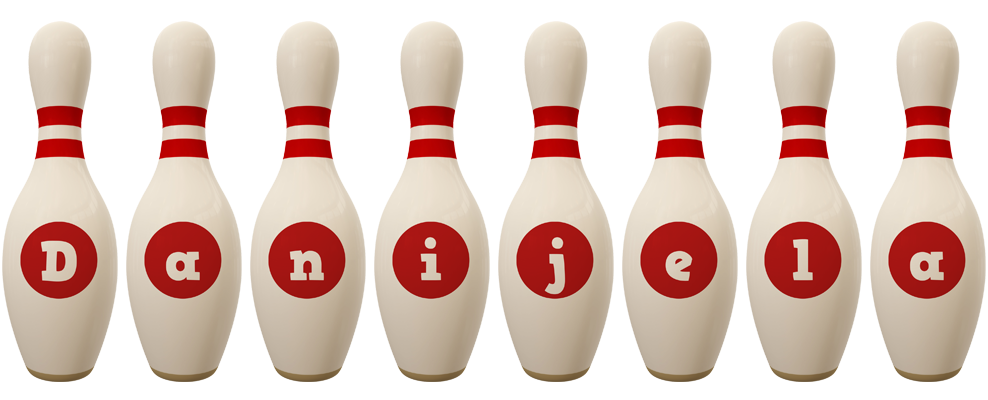 Danijela bowling-pin logo