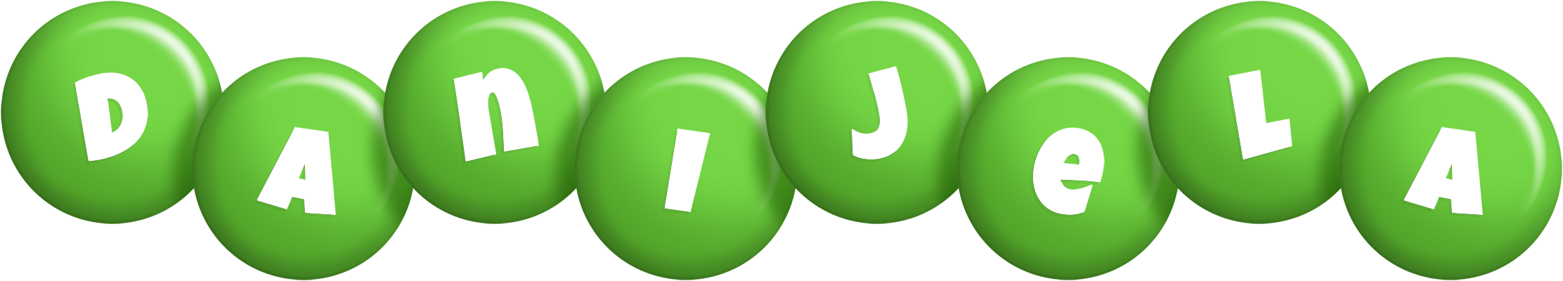 Danijela candy-green logo