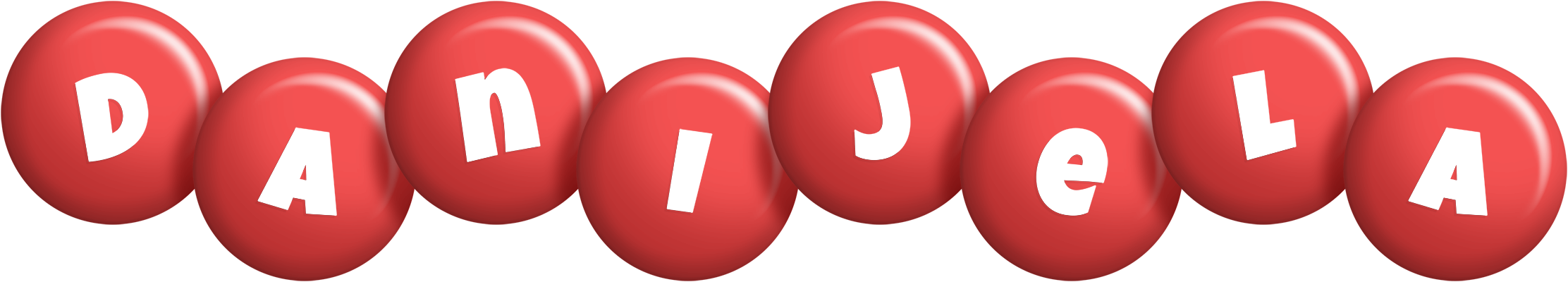 Danijela candy-red logo