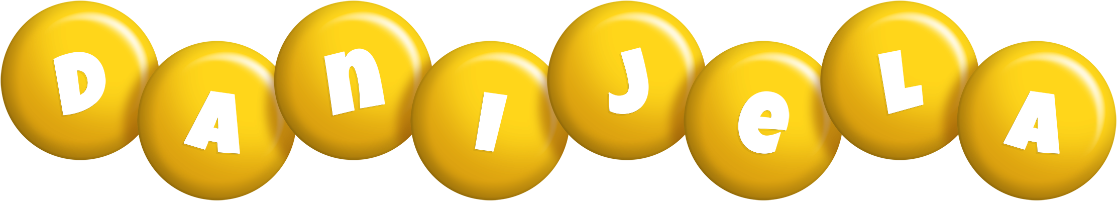 Danijela candy-yellow logo