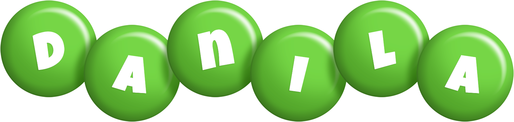 Danila candy-green logo