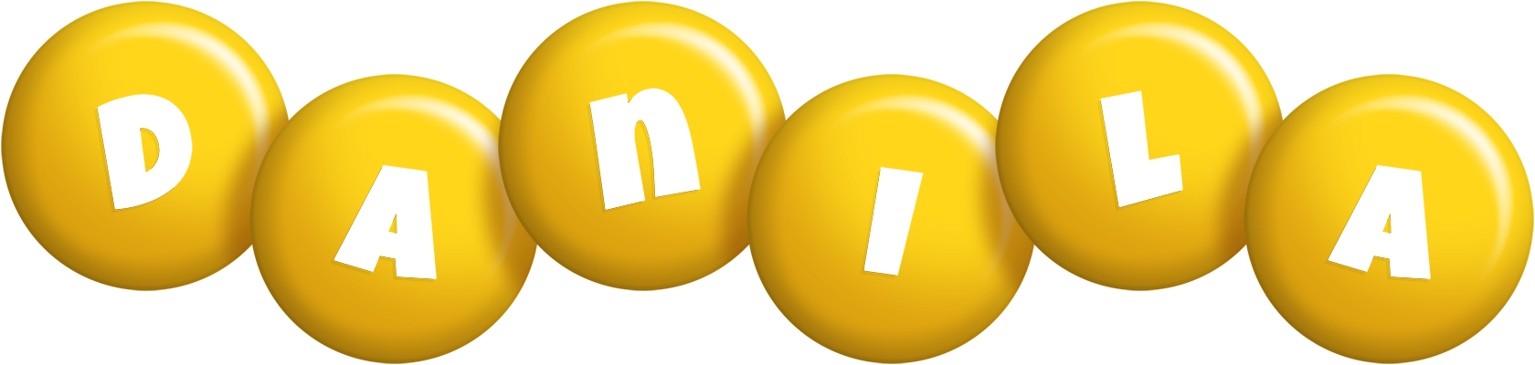 Danila candy-yellow logo